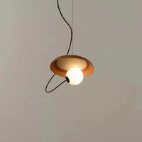 Lampe LED Magnétique Minimaliste Élégante | Marco Lucetti Brun rougeâtre / Blanc froid