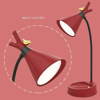 Lampe LED moderne avec support mobile Agripina | Marco Lucetti Rouge