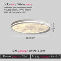 Lampe LED moderne minimaliste avec spectre complet pour la protection des yeux | Marco Lucetti Blanc 50cm / Intensité variable avec télécommande