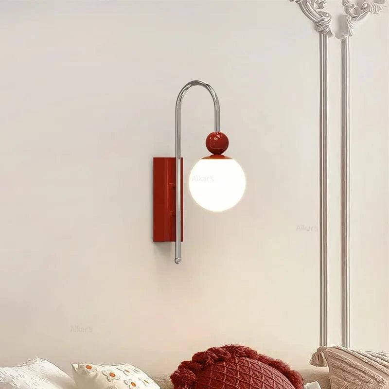 Lampe LED murale design en métal avec gradation variable. | Marco Lucetti