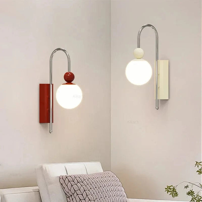 Lampe LED murale design en métal avec gradation variable. | Marco Lucetti