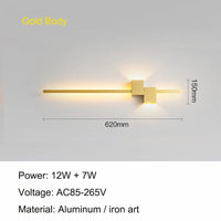 Lampe LED Murale Longue Bande Applique Intérieure - Moderne et Minimaliste | Marco Lucetti