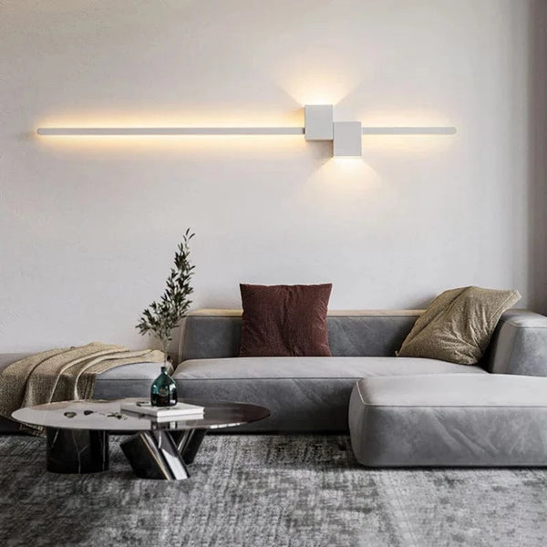 Lampe LED Murale Longue Bande Applique Intérieure - Moderne et Minimaliste | Marco Lucetti