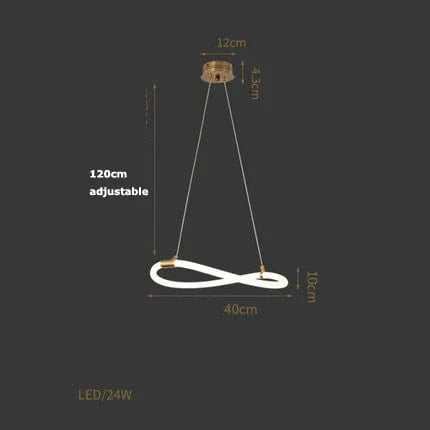 Lampe LED Music Note Postmoderne | Marco Lucetti Dia40cm 1