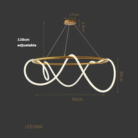 Lampe LED Music Note Postmoderne | Marco Lucetti Dia80cm