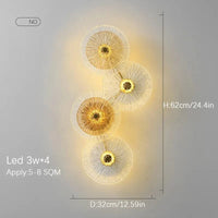 Lampe LED Nordica - Ronde en Verre, Design Moderne | Marco Lucetti