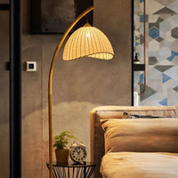 Lampe LED nordique en bambou et métal pour salon et intérieur - Collection Wabi Sabi | Marco Lucetti