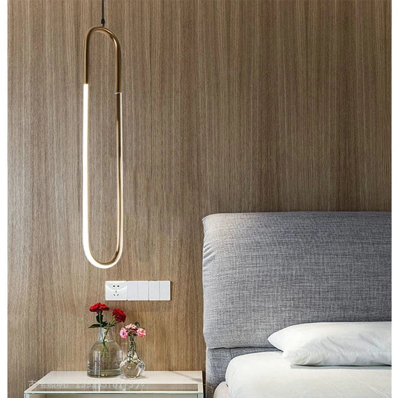 Lampe LED Nordique en forme de U - Luminaire Suspendu Décoratif Moderne | Marco Lucetti