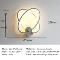 Lampe LED Nordique Moderne pour Décor d'Intérieur | Marco Lucetti 5107 Blanc / Blanc chaud (2700-3500K)