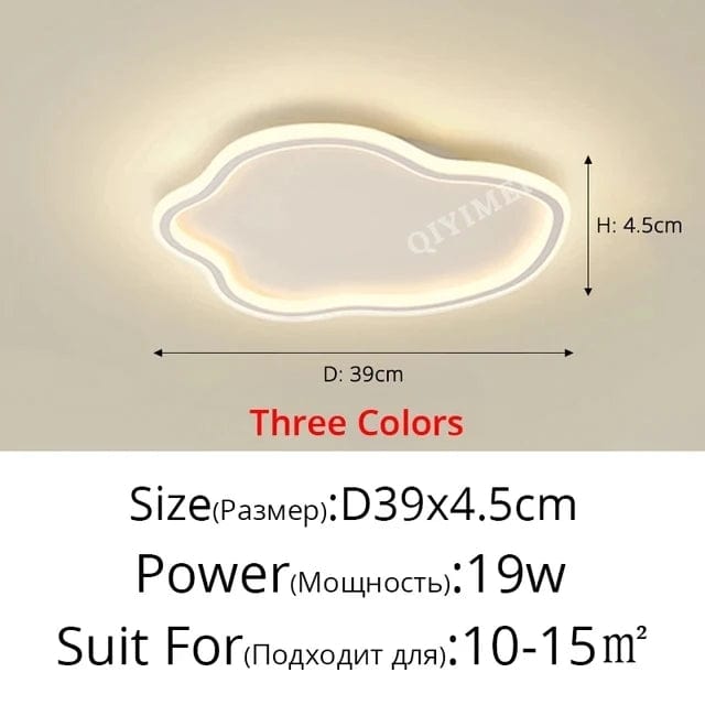 Lampe LED nuage moderne et créative pour enfants - Style nordique
