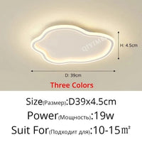 Lampe LED nuage moderne et créative pour enfants - Style nordique