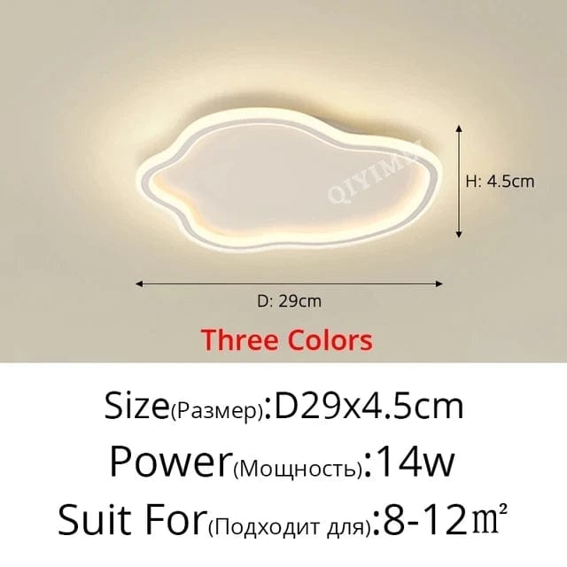 Lampe LED nuage moderne et créative pour enfants - Style nordique