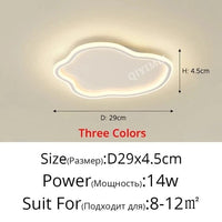 Lampe LED nuage moderne et créative pour enfants - Style nordique