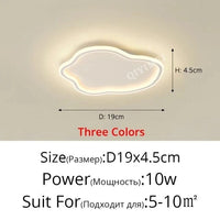 Lampe LED nuage moderne et créative pour enfants - Style nordique