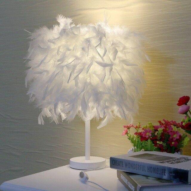 Lampe LED Plumes Colorées | Marco Lucetti Blanc / 25cm