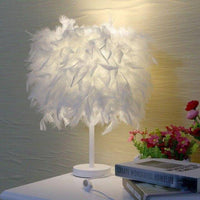 Lampe LED Plumes Colorées | Marco Lucetti Blanc / 25cm