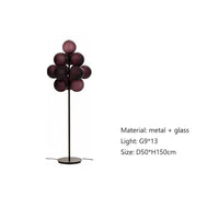 Lampe Led "Raisin Brillant" | Marco Lucetti Lampe de table violette