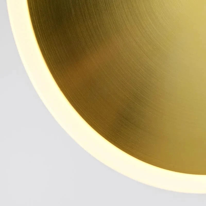 Lampe LED ronde Art Déco en métal avec fil réglable  & rapide | Marco Lucetti