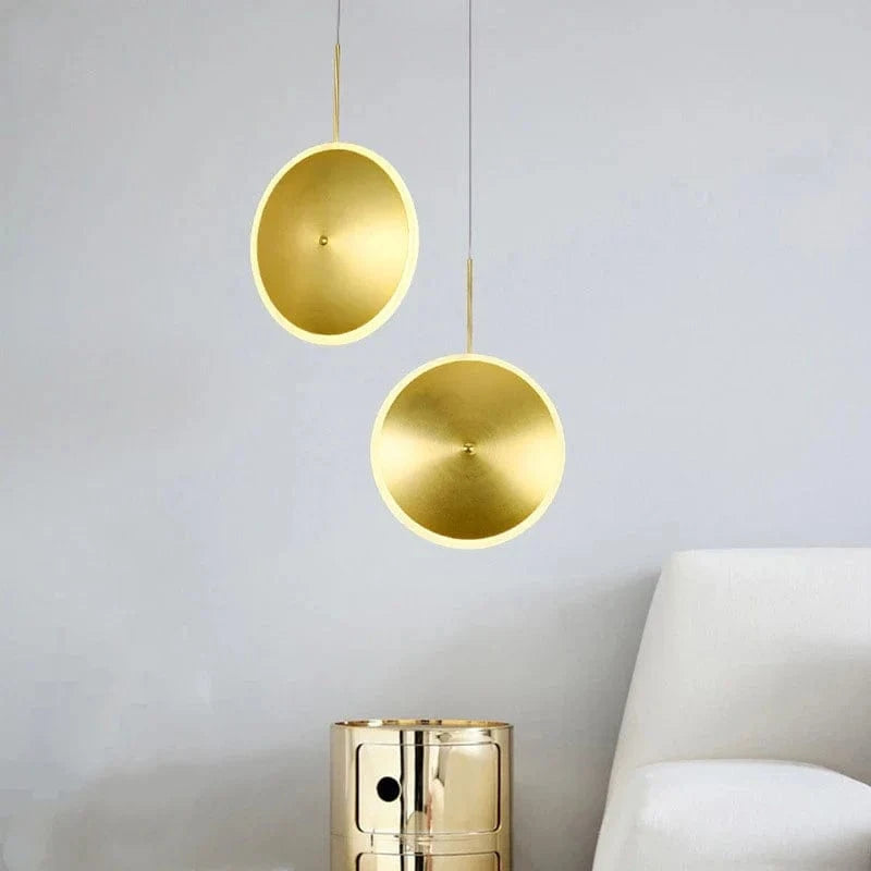 Lampe LED ronde Art Déco en métal avec fil réglable  & rapide | Marco Lucetti