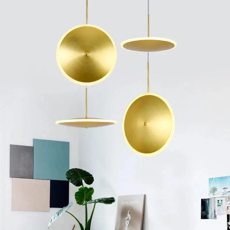 Lampe LED ronde Art Déco en métal avec fil réglable  & rapide | Marco Lucetti