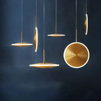 Lampe LED ronde Art Déco en métal avec fil réglable  & rapide | Marco Lucetti
