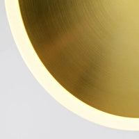 Lampe LED ronde en métal style art déco avec fil ajustable  | Marco Lucetti