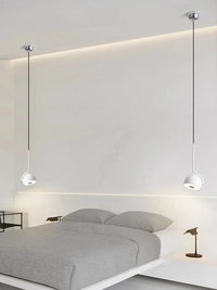 Lampe LED rotative tête unique : design minimaliste moderne | Marco Lucetti