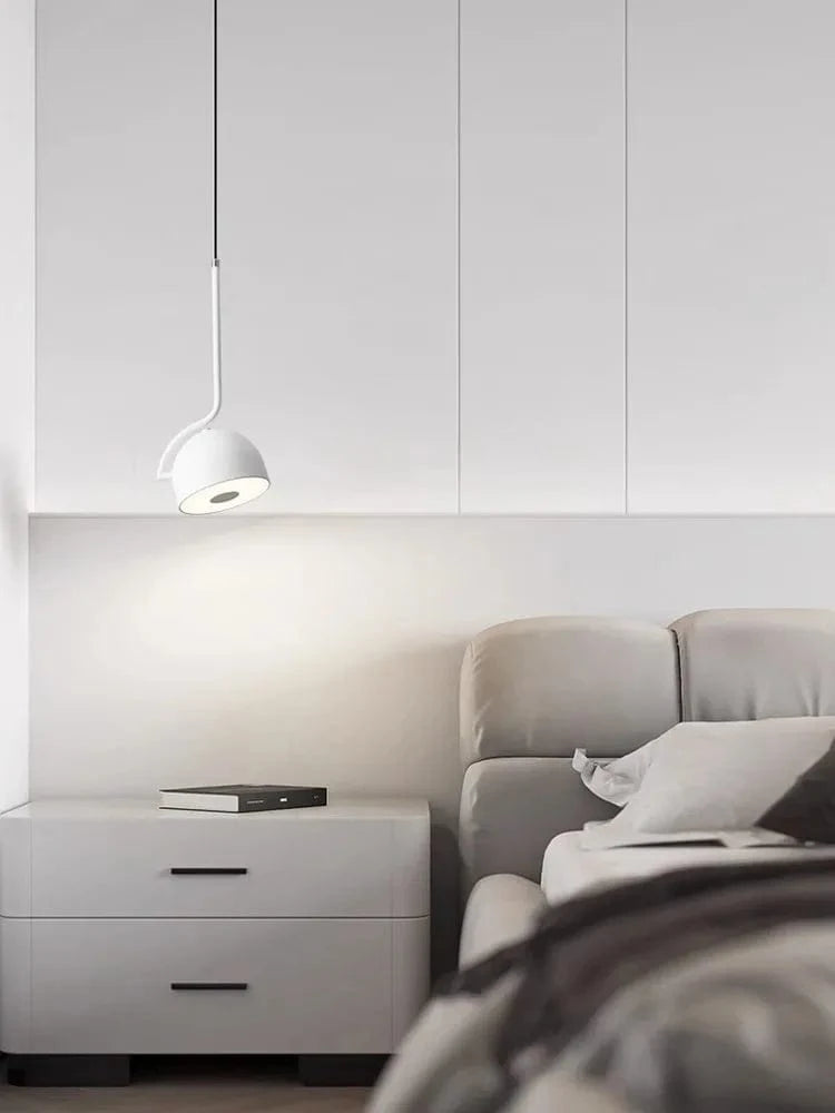 Lampe LED rotative tête unique : design minimaliste moderne | Marco Lucetti