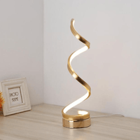 Lampe LED Spirale DormiLux | Marco Lucetti Doré