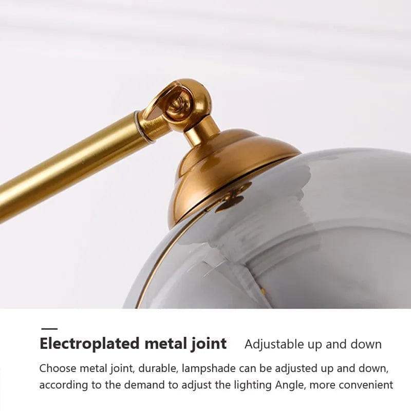 Lampe LED sur pied en verre au design nordique contemporain | Marco Lucetti