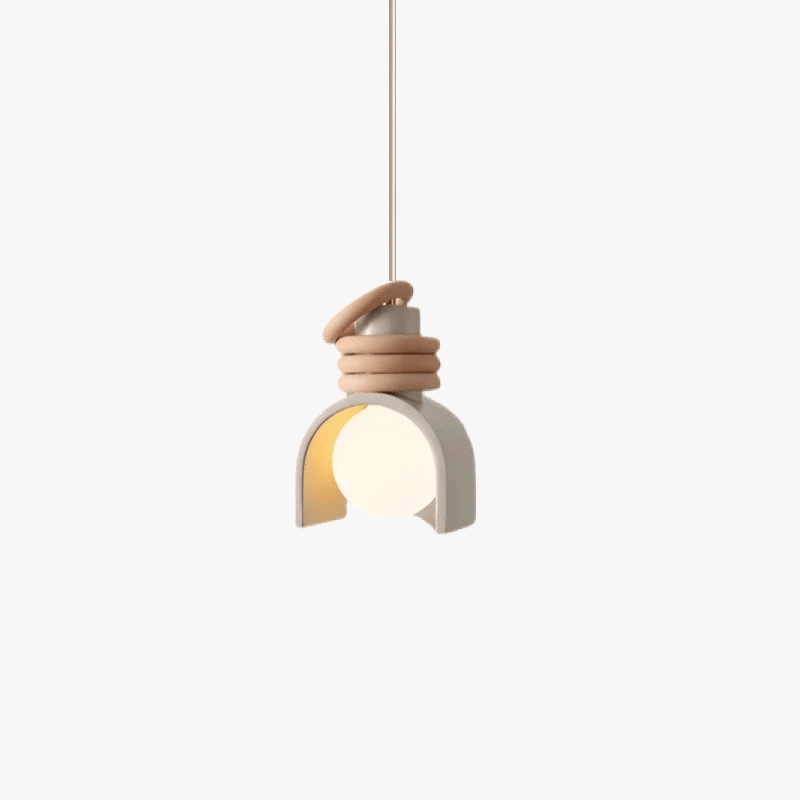 Lampe LED Suspendue Créative en Résine avec Cordon Réglable pour Intérieur - Éclairage Élégant | Marco Lucetti