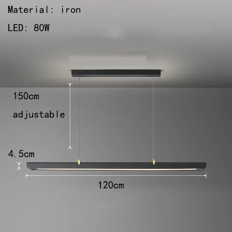 Lampe LED Suspendue Décorative avec Cordon Métallique et Gradation Variable | Marco Lucetti Noir / 3 modifiables