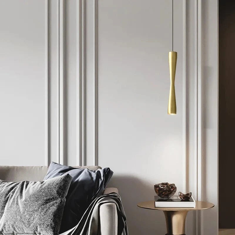 Lampe LED Suspendue Design Moderne avec Cordon Cuivre Réglable | Marco Lucetti