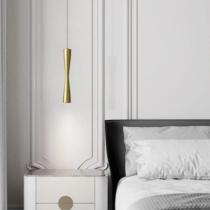 Lampe LED Suspendue Design Moderne avec Cordon Cuivre Réglable | Marco Lucetti