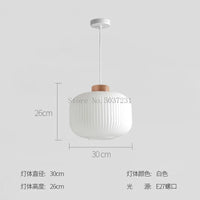 Lampe LED Suspendue Design Nordique Makaron - Idéale pour Décoration Intérieure | Marco Lucetti 30x26cm / Blanc chaud
