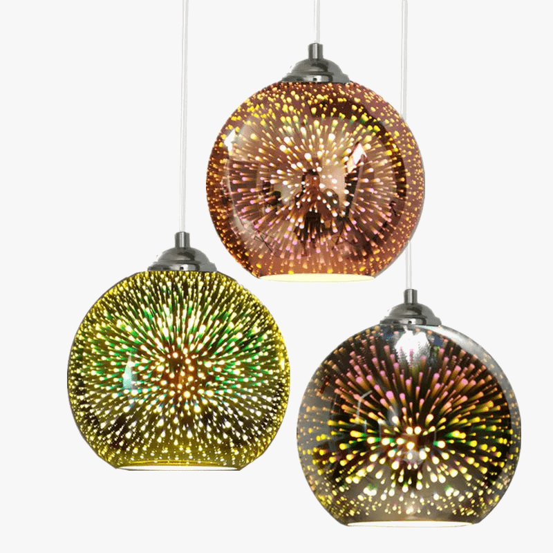Lampe LED suspendue design nordique moderne - Collection Feu d'Artifice | Marco Lucetti