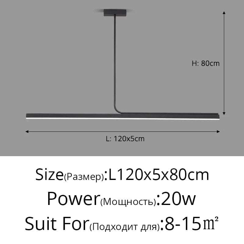 Lampe LED suspendue DiVino pour intérieur et table | Marco Lucetti Blanc froid / B Noir 120cm