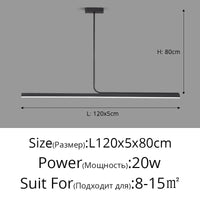 Lampe LED suspendue DiVino pour intérieur et table | Marco Lucetti Blanc froid / B Noir 120cm
