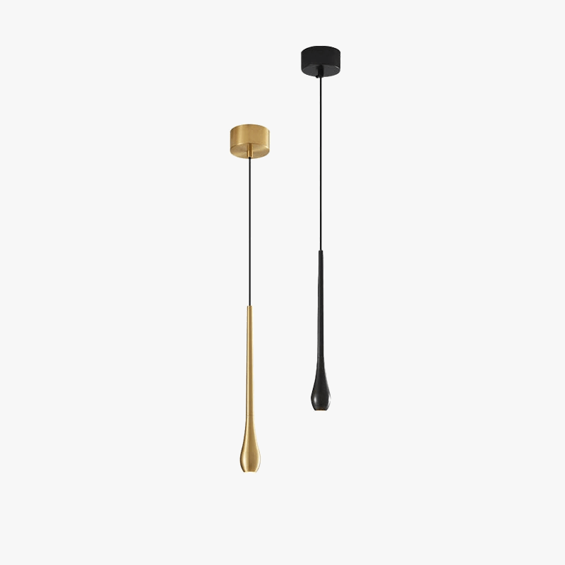 Lampe LED Suspendue en Laiton | Design Moderne | 3 Intensités Variables | Livraison Directe | Marco Lucetti