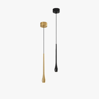 Lampe LED Suspendue en Laiton | Design Moderne | 3 Intensités Variables | Livraison Directe | Marco Lucetti