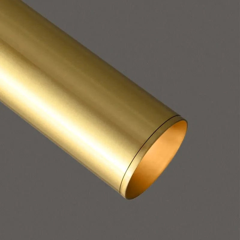 Lampe LED Suspendue en Laiton - Hauteur Réglable - Luminaires Suspendus | Marco Lucetti