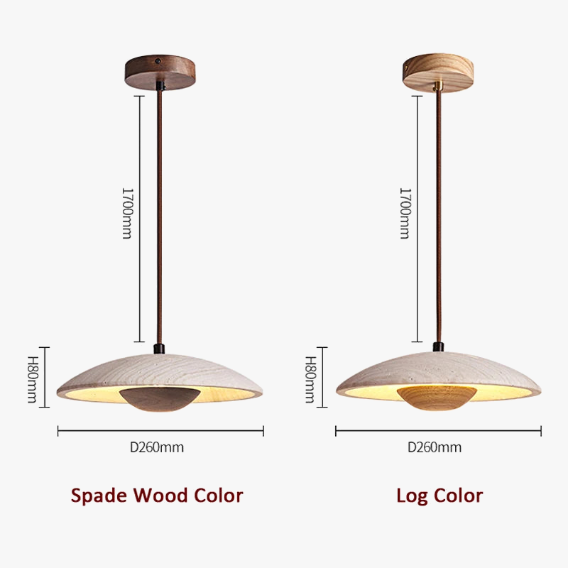 Suspension LED en pierre naturelle pour un style scandinave moderne