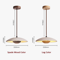 Suspension LED en pierre naturelle pour un style scandinave moderne