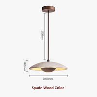 Suspension LED en pierre naturelle pour un style scandinave moderne