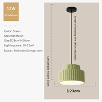 Lampe LED suspendue en résine nordique design minimaliste | Marco Lucetti