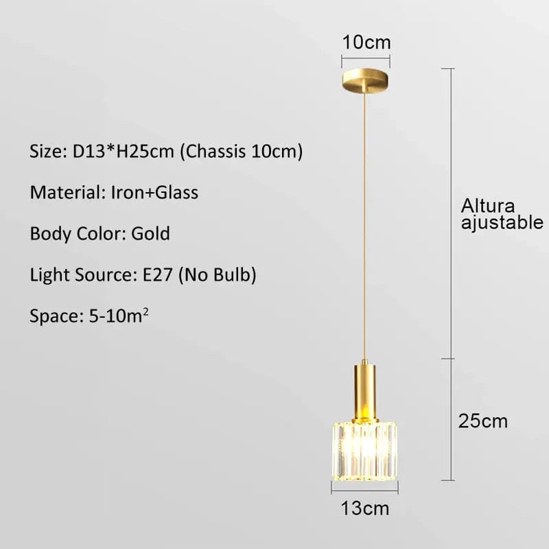 Lampe LED Suspendue en Verre Design Moderne et Décoratif | Marco Lucetti