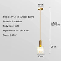 Lampe LED Suspendue en Verre Design Moderne et Décoratif | Marco Lucetti
