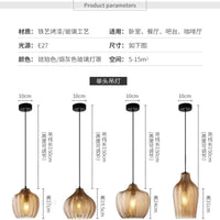Lampe LED suspendue en verre design moderne pour tous les espaces | Marco Lucetti