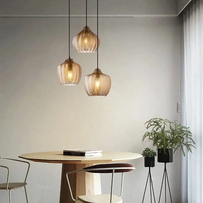 Lampe LED suspendue en verre design moderne pour tous les espaces | Marco Lucetti