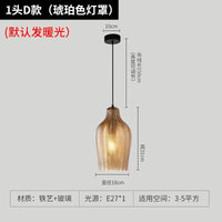 Lampe LED suspendue en verre design moderne pour tous les espaces | Marco Lucetti D Ambre